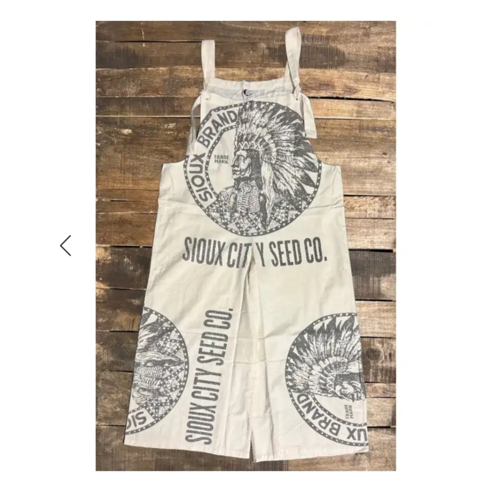 💎NEW Jaded Gypsy Market Fresh Overalls - Sioux City Seed Co. - Picture 4 of 4